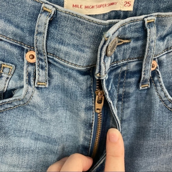 LEVI'S PREMIUM Mile High Super Skinny Jeans - Picture 10 of 14